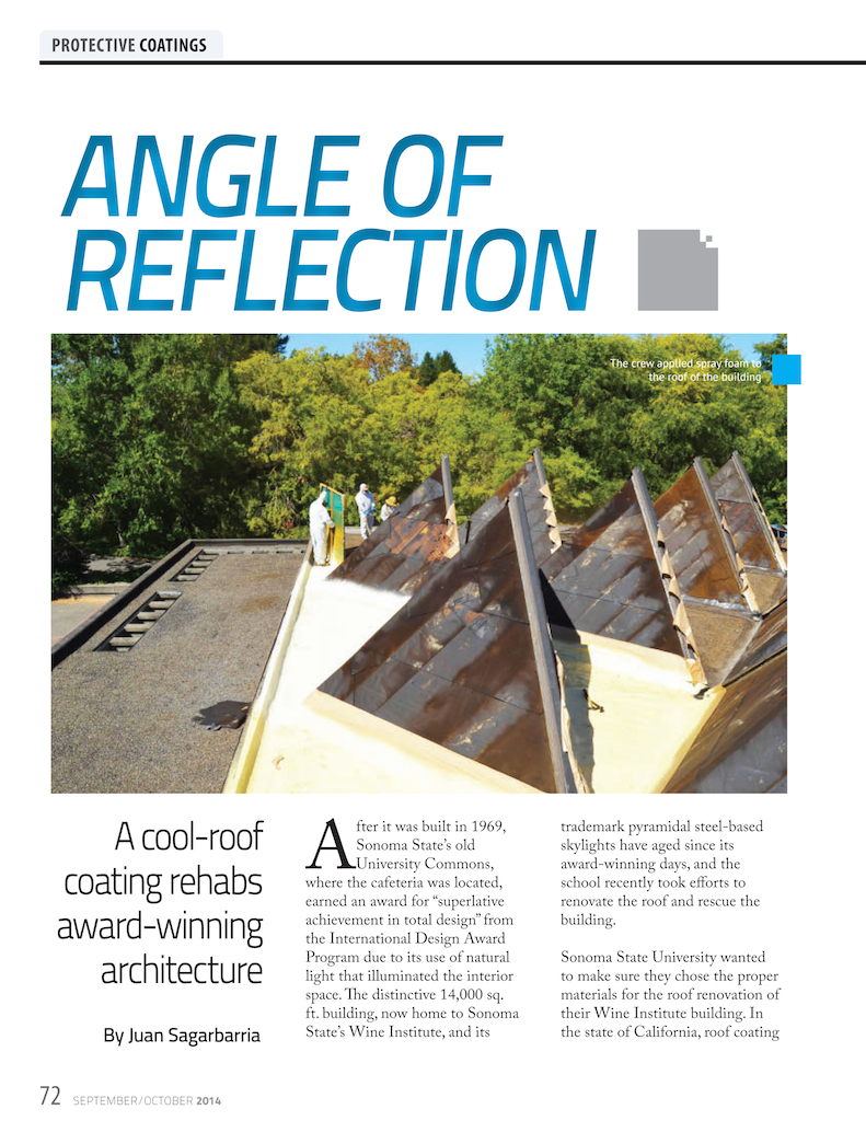 Sonoma State University has new Cool Roof!